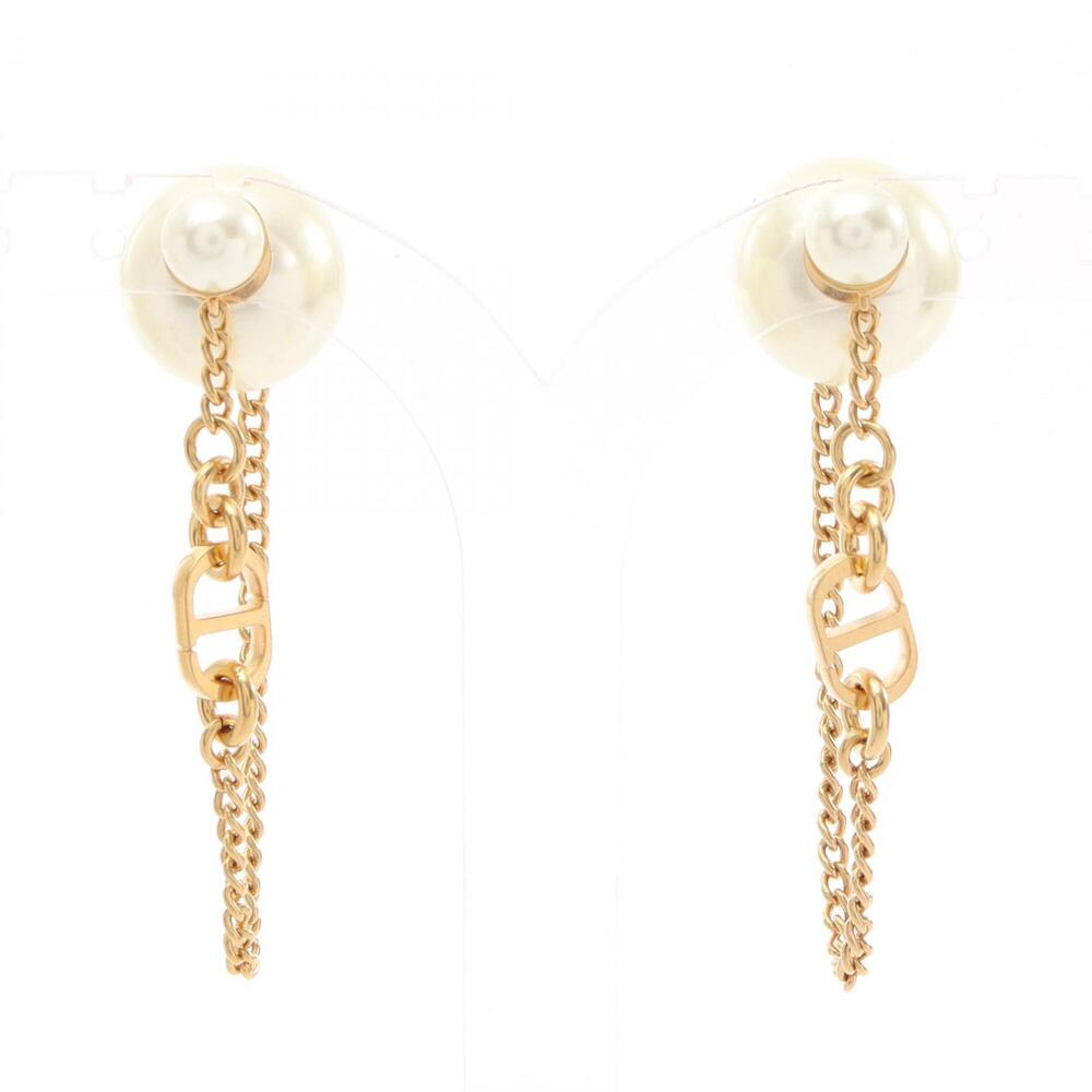 DIOR White Pearl Earrings